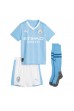 Manchester City Jack Grealish #10 Babytruitje Thuis tenue Kind 2023-24 Korte Mouw (+ Korte broeken)